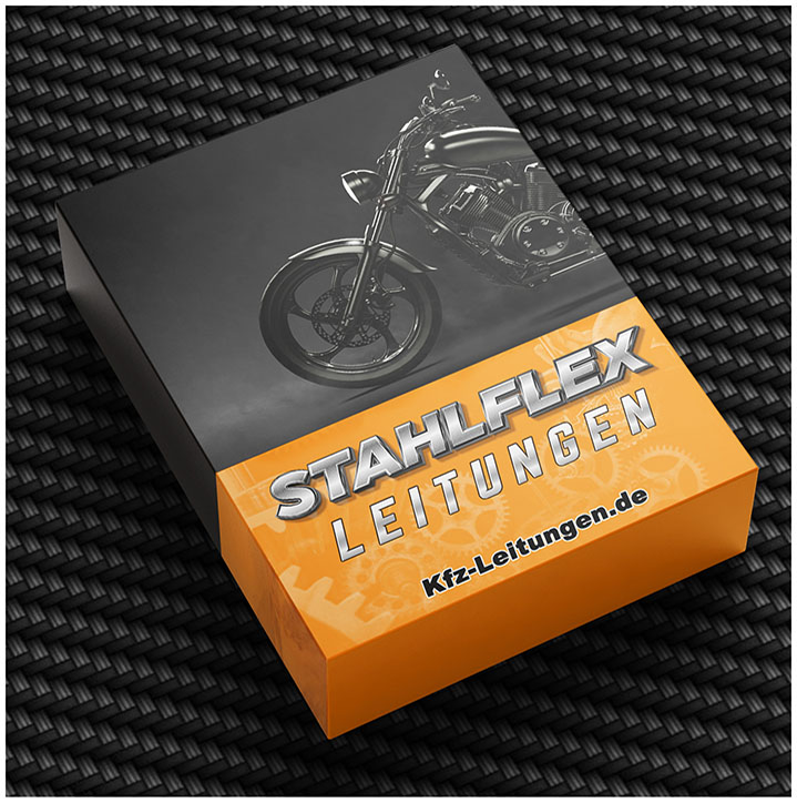 Verpackung für Stahlflex Bremsleitungen für Motorrad